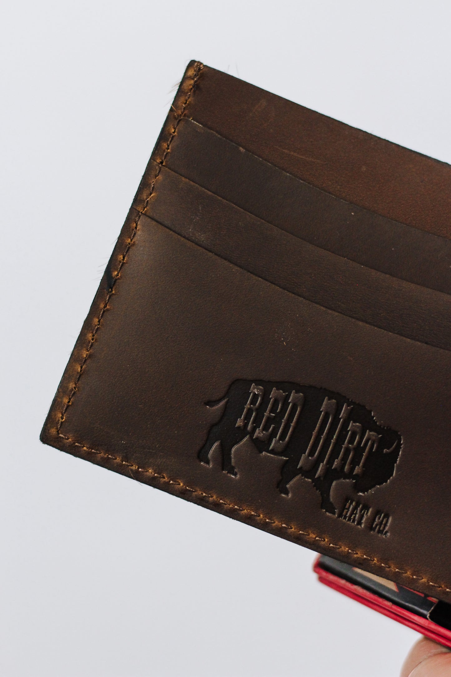 Red Dirt Mens Leather Bifold Wallet