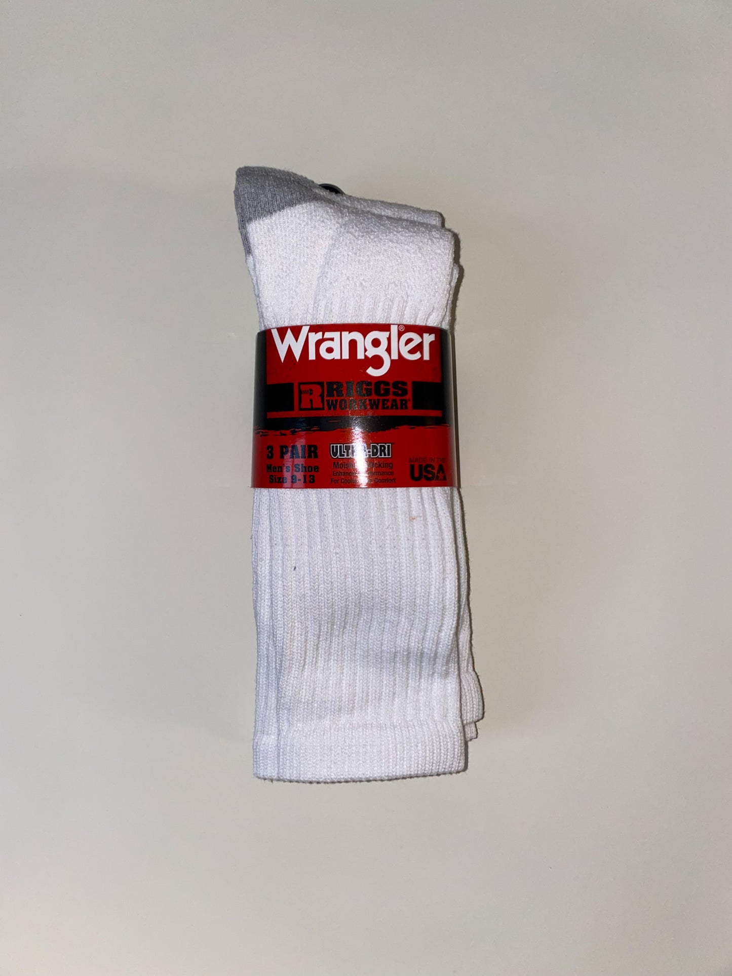 White Wrangler Riggs Workwear Socks