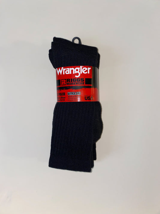 Black Wrangler Riggs Workwear Socks