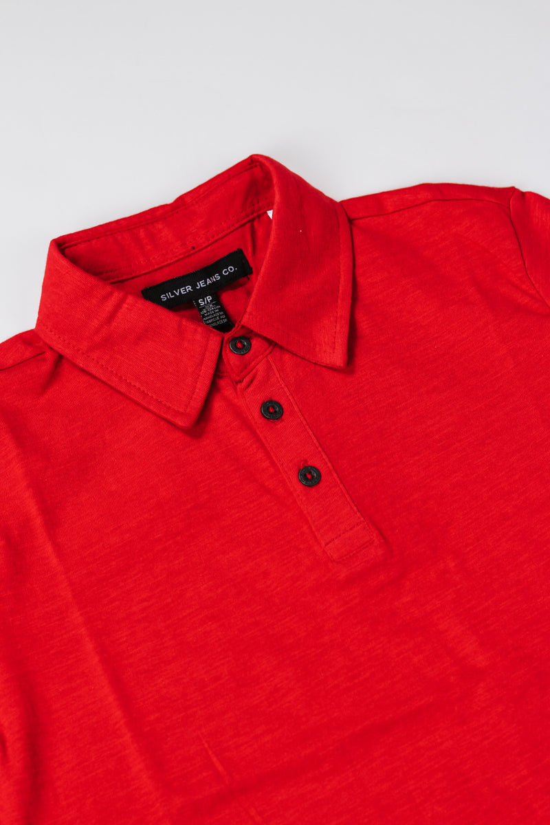 Boys Red Polo By Silver Jean Co