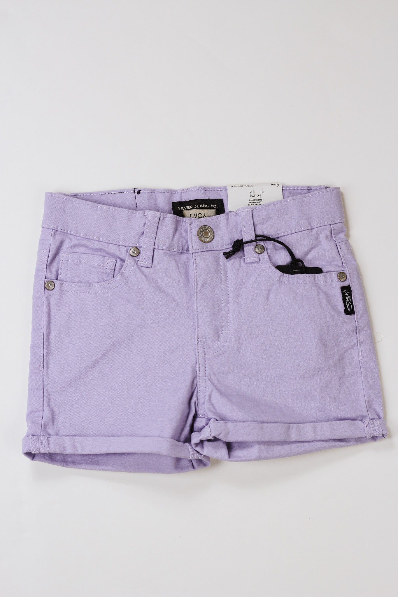 Lavender Girls Shorts By Silver Jean Co