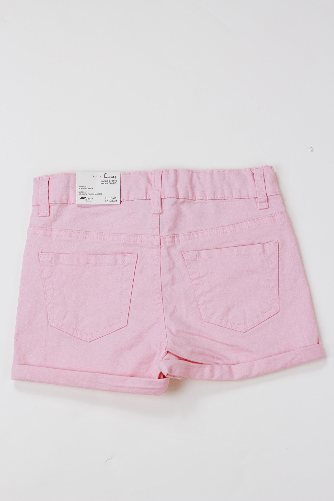 Pink jean fashion shorts