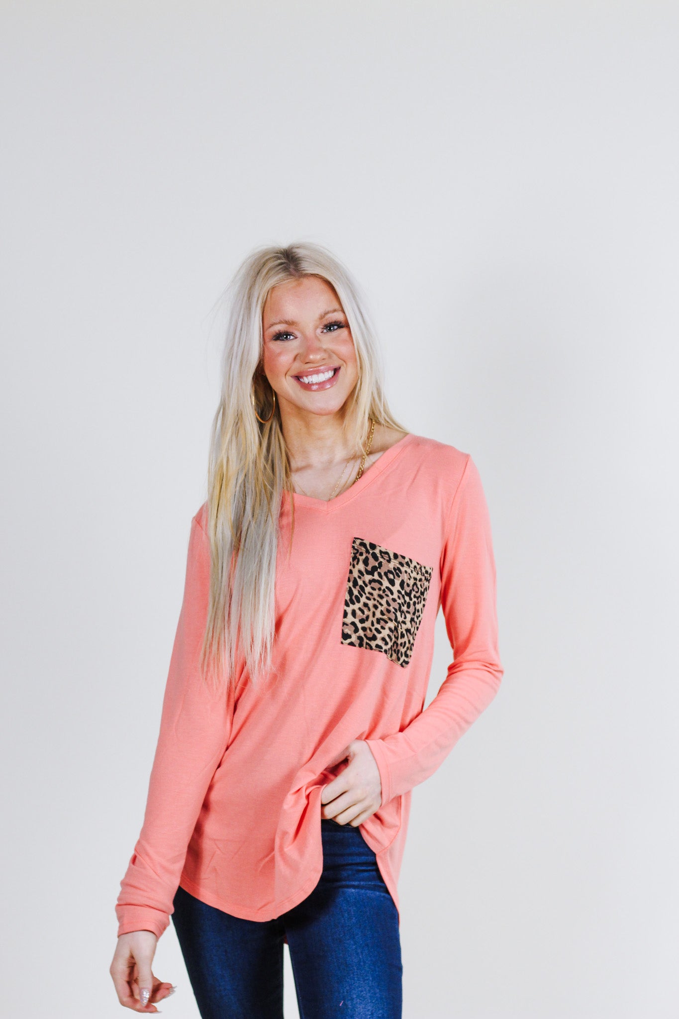 Everyday Ease Coral Top