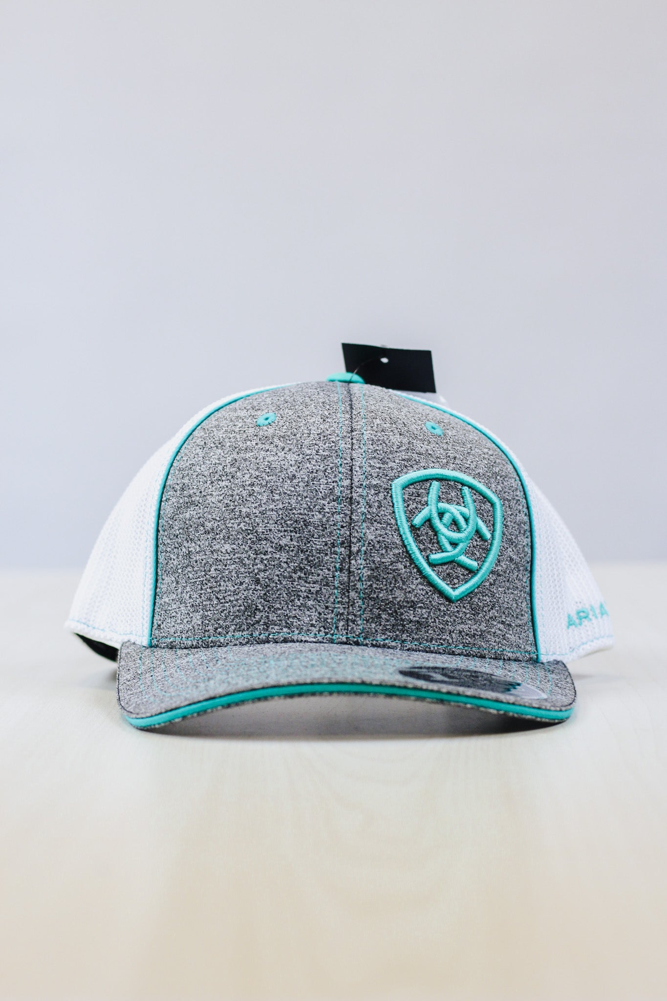 Grey & Teal Ariat Mens Hat