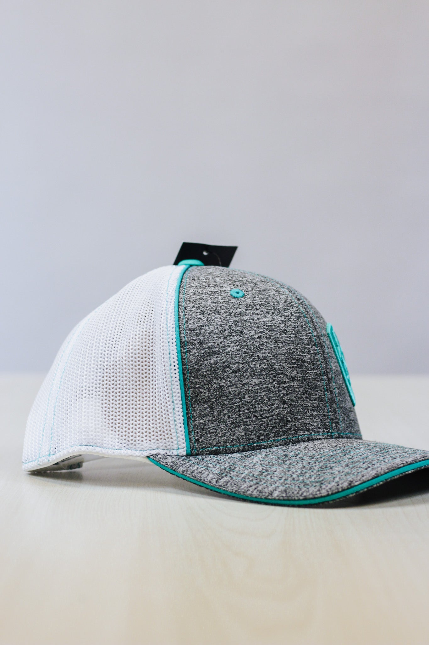 Grey & Teal Ariat Mens Hat