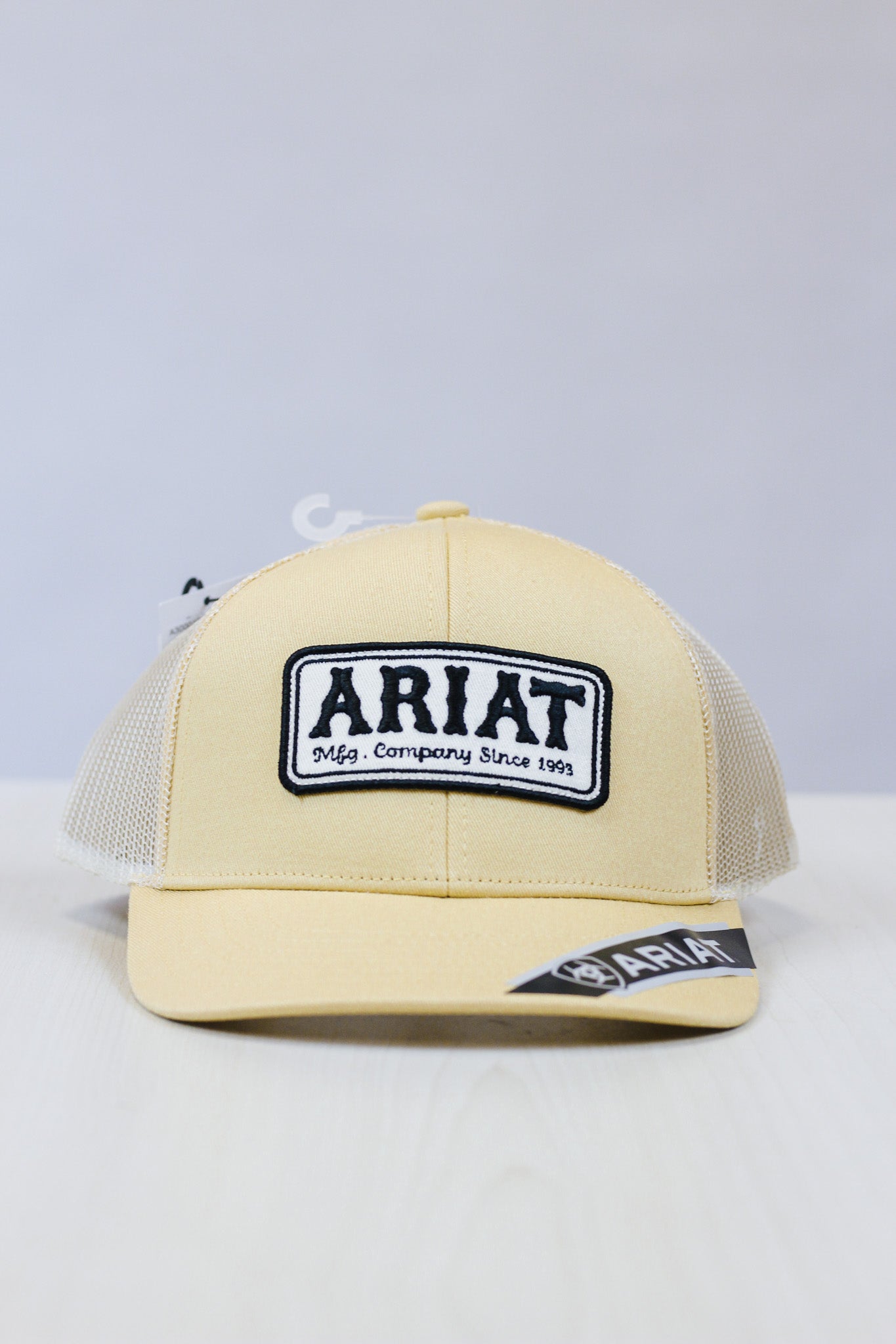 Ariat Mens Khaki Logo Snapback Hat