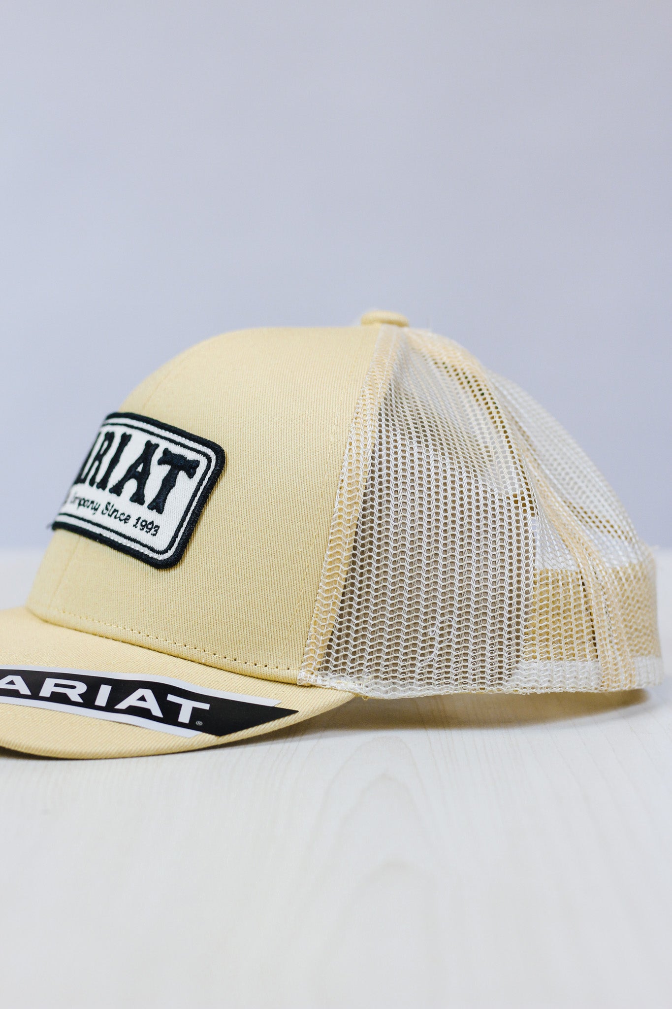 Ariat Mens Khaki Logo Snapback Hat