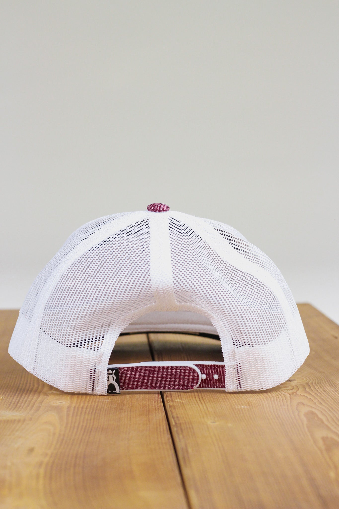 Maroon White Mens Hooey Hat