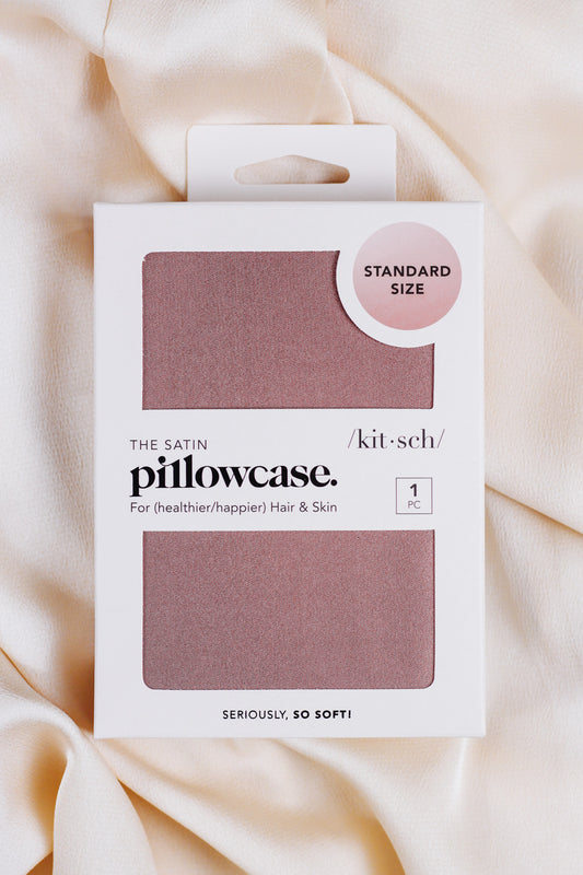 Terra Cotta Satin Kitsch Pillowcase