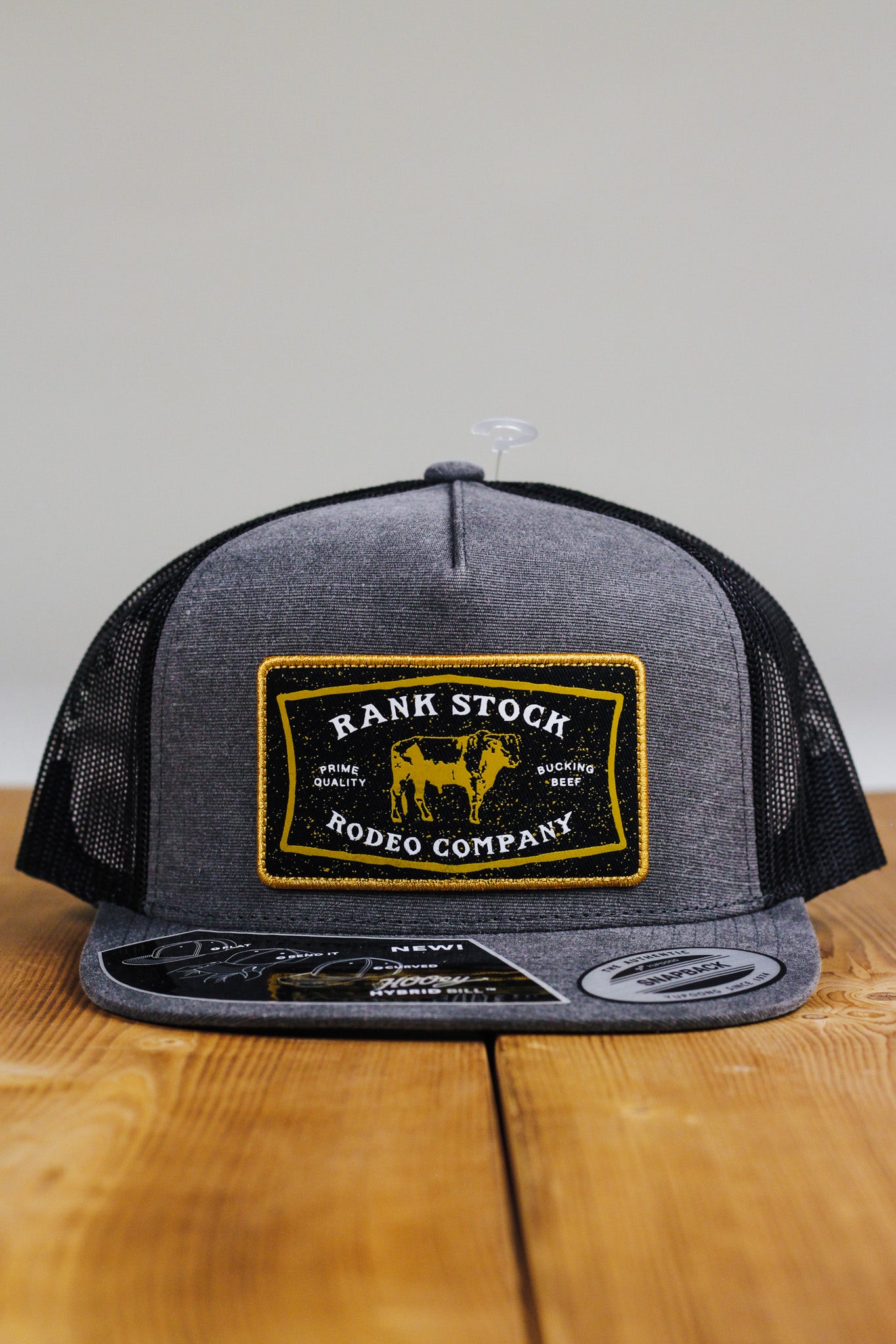Rank Stock Charcoal Black Hooey Hat