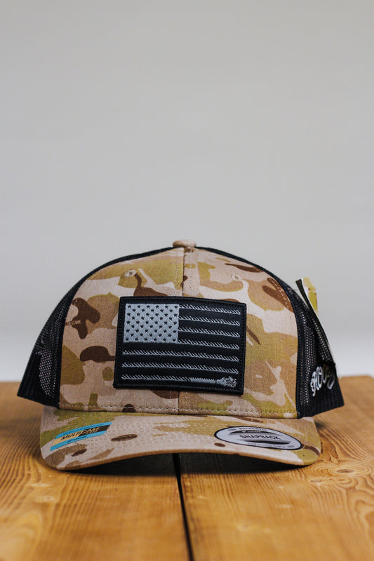 Liberty Roper Tan Black Camo Hooey Hat