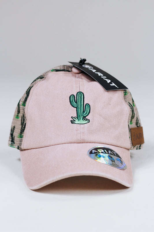 Ariat Ladies Ponyflaw Cap Cactus Pink