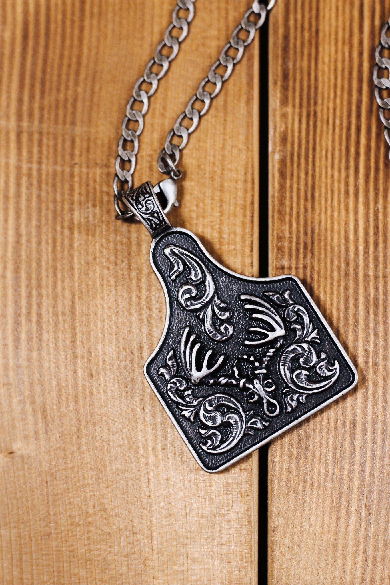 Mens deer store necklace