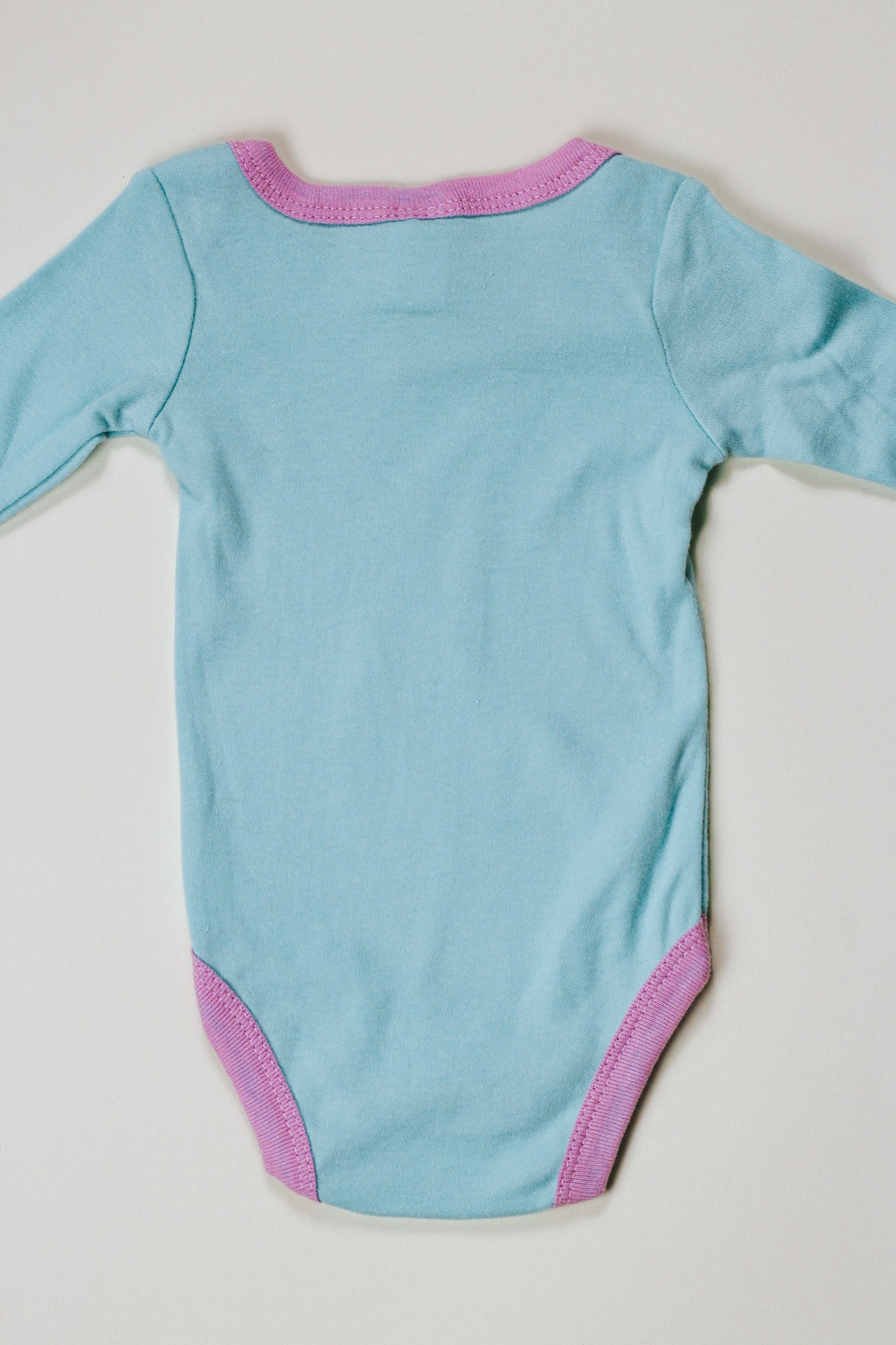 Bundle Of Joy Blue and Purple Baby Onesie