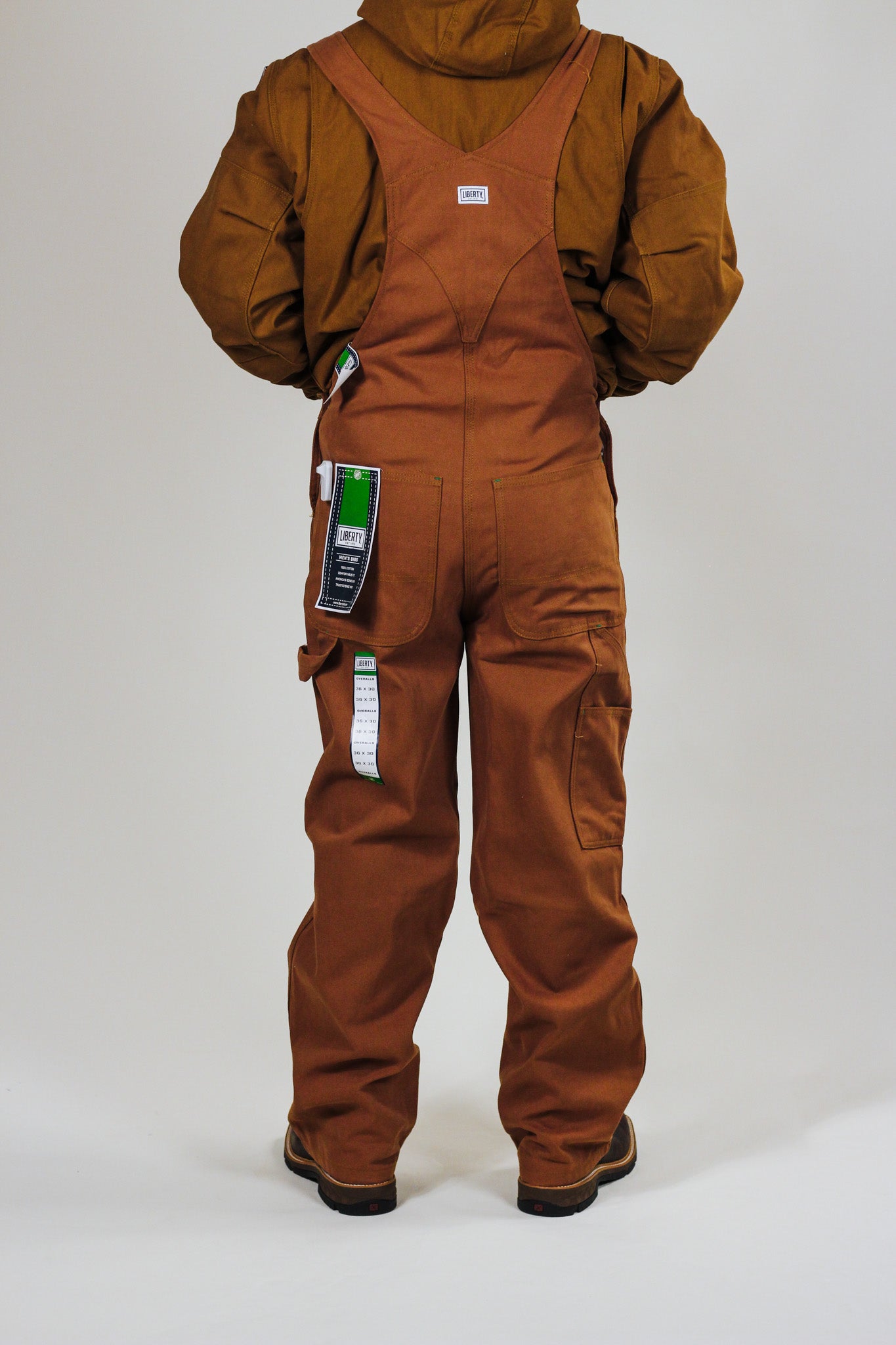 Pecan Brown Liberty Mens Overalls – Dales Clothing Inc