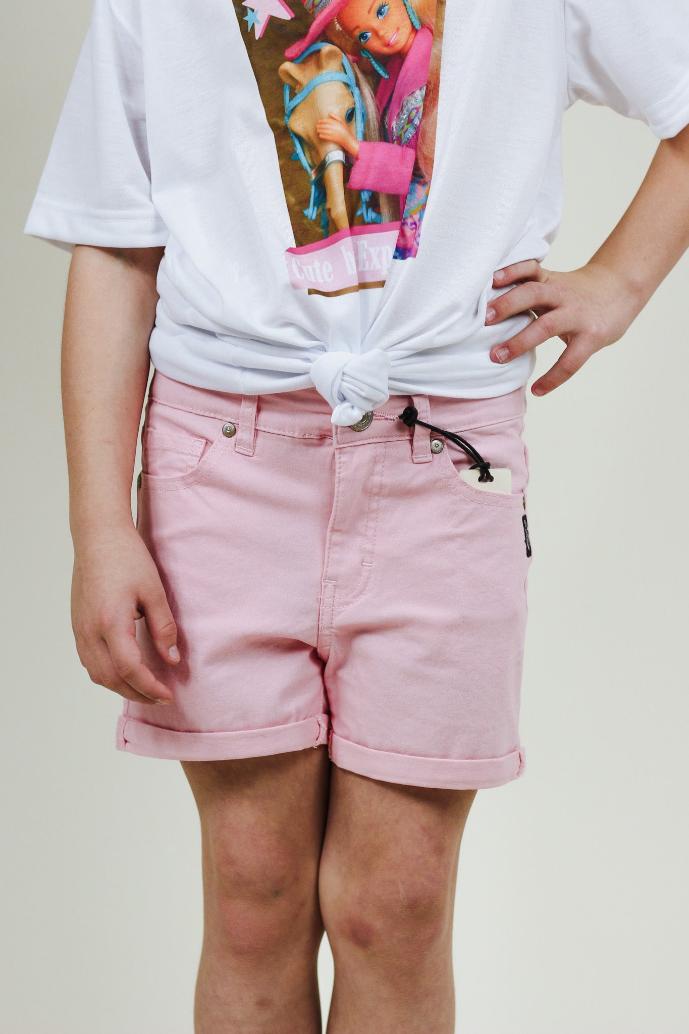Girls Pink Shorts By Silver Jean Co