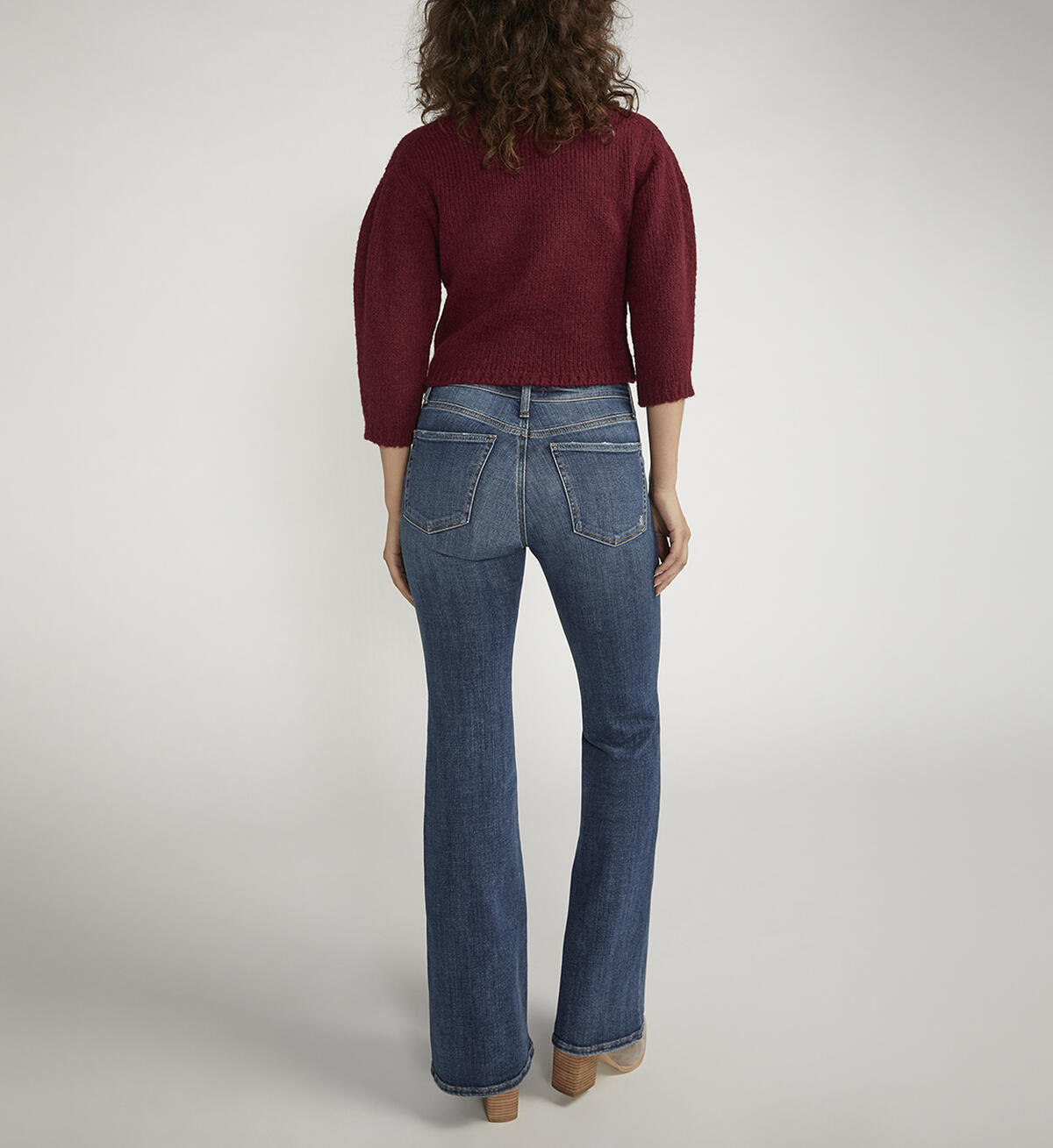 Most Wanted Mid Rise Flare Jeans by Silver