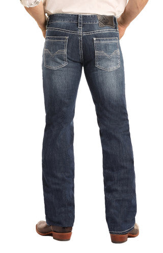 Regular Fit Stretch Straight Bootcut Jeans