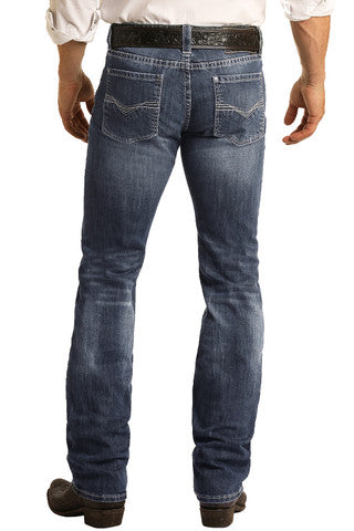 Slim Fit Stretch Straight Bootcut Jeans