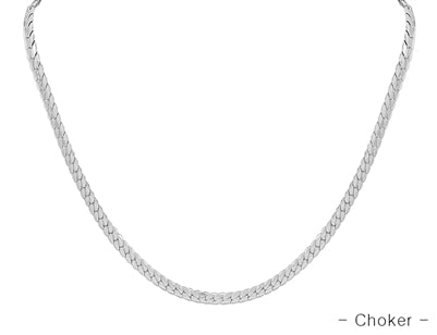 Silver Snake Chain 16"-18" Necklace