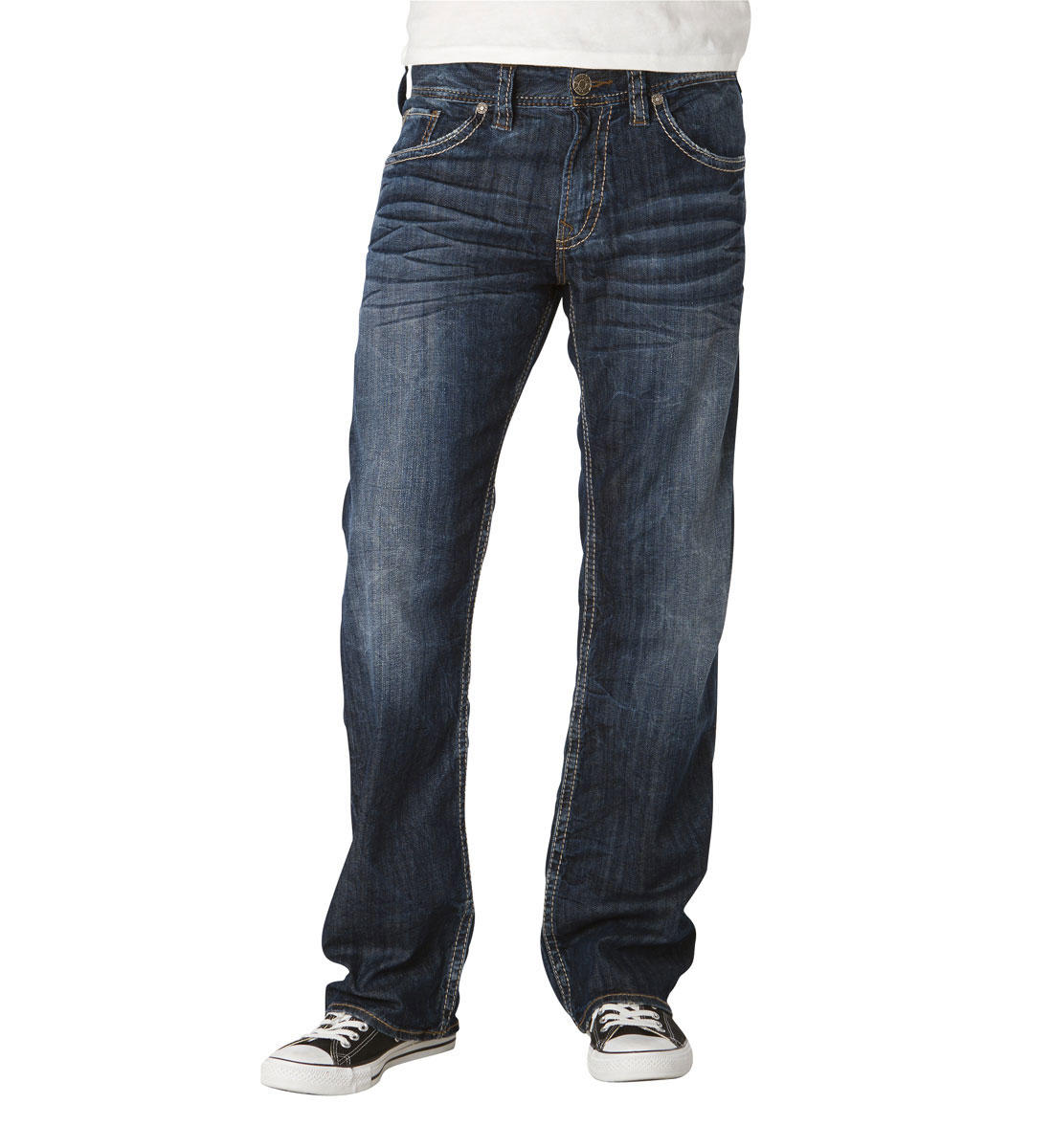 Silver Zac Relaxed Fit Straight Leg