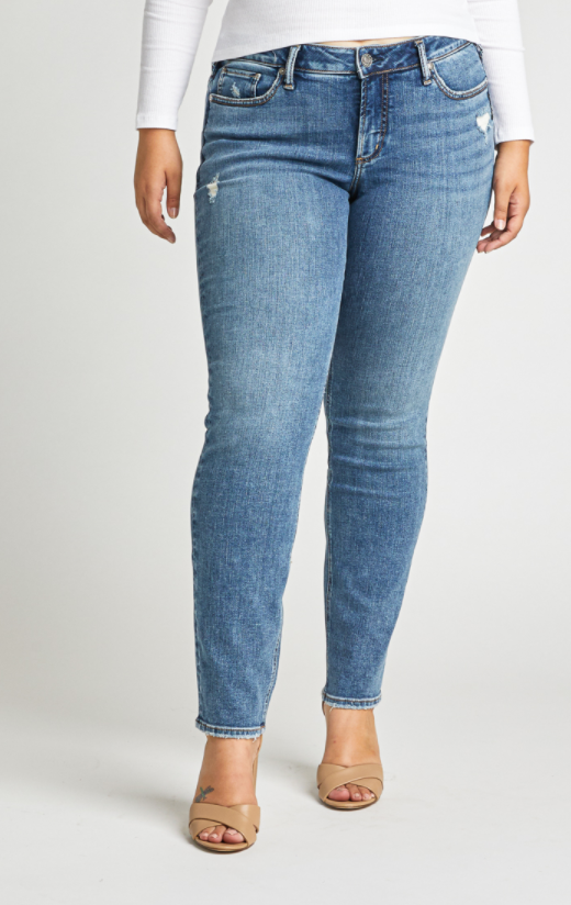 Suki Mid Rise Slim Leg Jean By Silver PLUS 29"