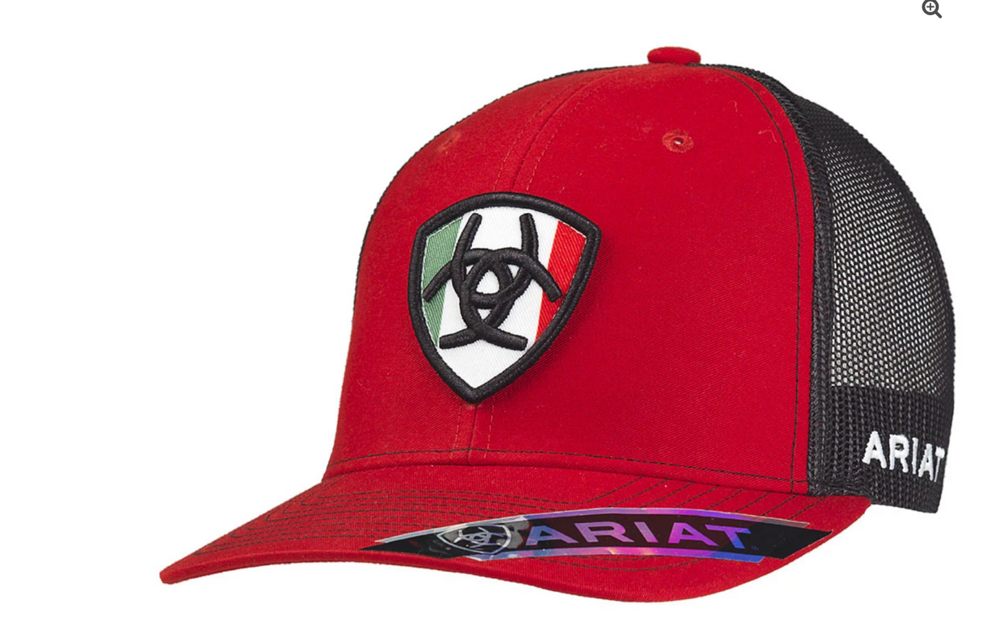 Red And Black Ariat Hat