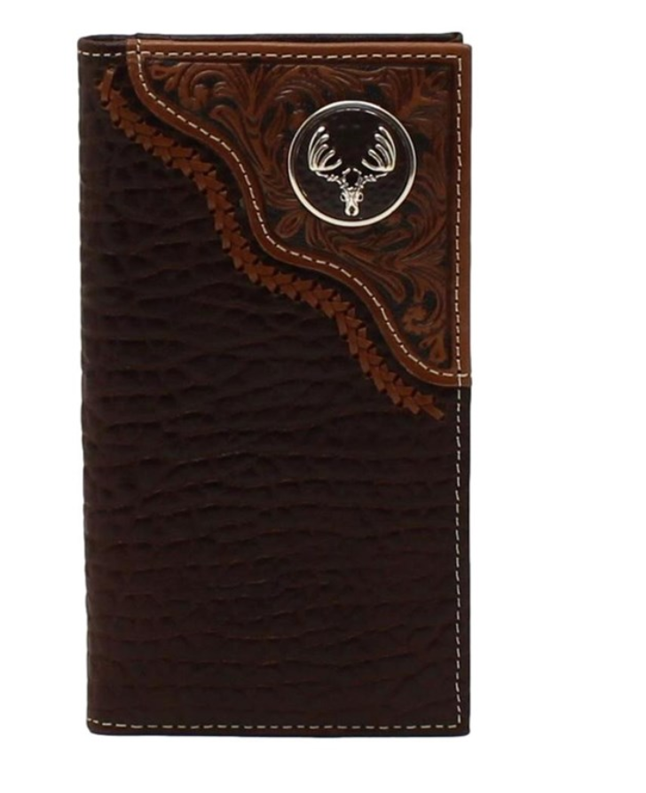 Nocona Corner Overlay Wallet/Checkbook Cover