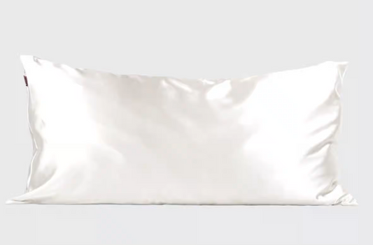 Plain Ivory Kitsch Pillowcase King Size