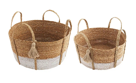 Seagrass Basket Set By Mud Pie