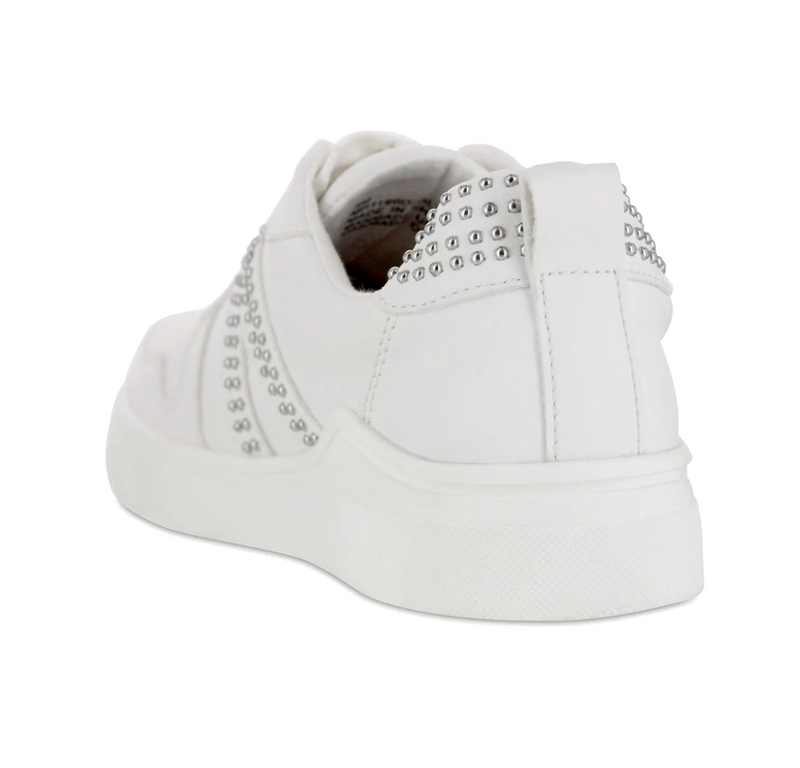 White Studded Sneakers By MIA