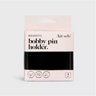 Kitsch Magnetic Bobby Pin Holder in Black, shown in its box