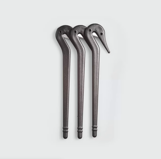 Eco-Friendly Black Elastic Cutters 3pc Set By Kitsch