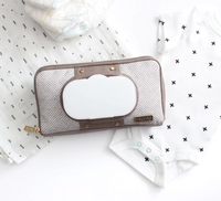 Taupe Baby Wipes Case