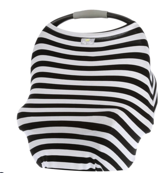 Striped Mom Boss 4-in-1 Multi-Use Nursing Cover and Scarf
