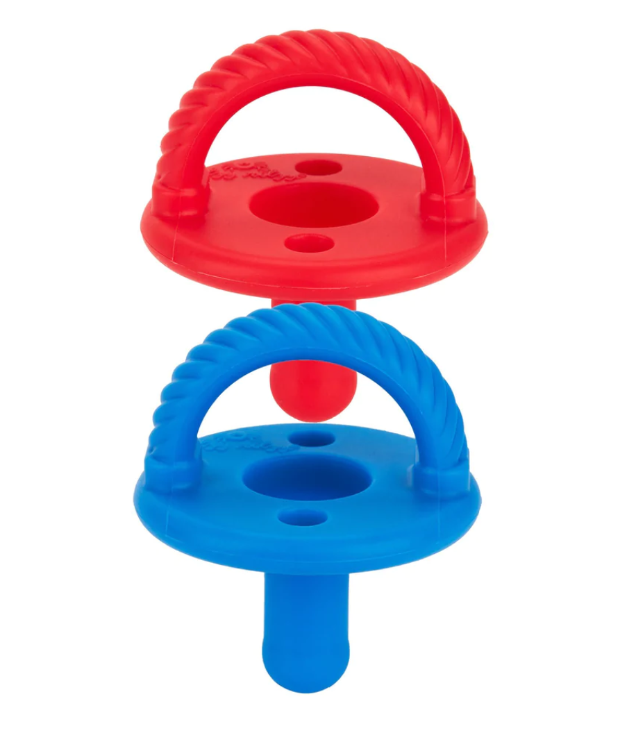 Red Blue Sweetie Soother Pacifier 2-Pack