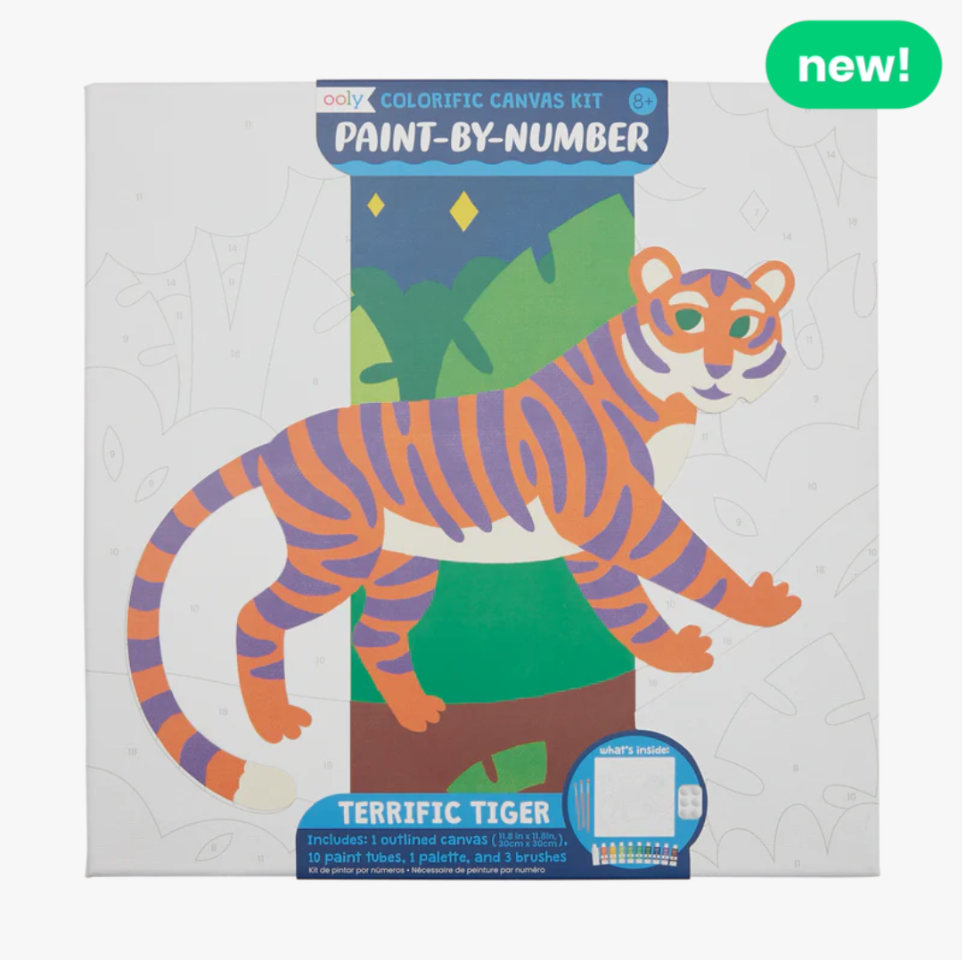 Tiger Paint By Number Canvas Kit