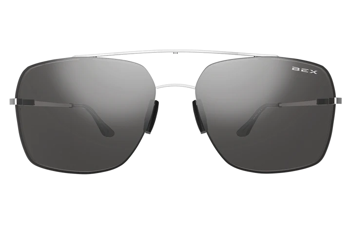 Pilot Silver Grey Sunglasses