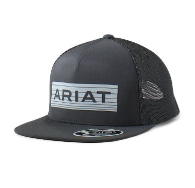 Ariat Mens Flexfit 110 Cap Snap Back Reflect Black