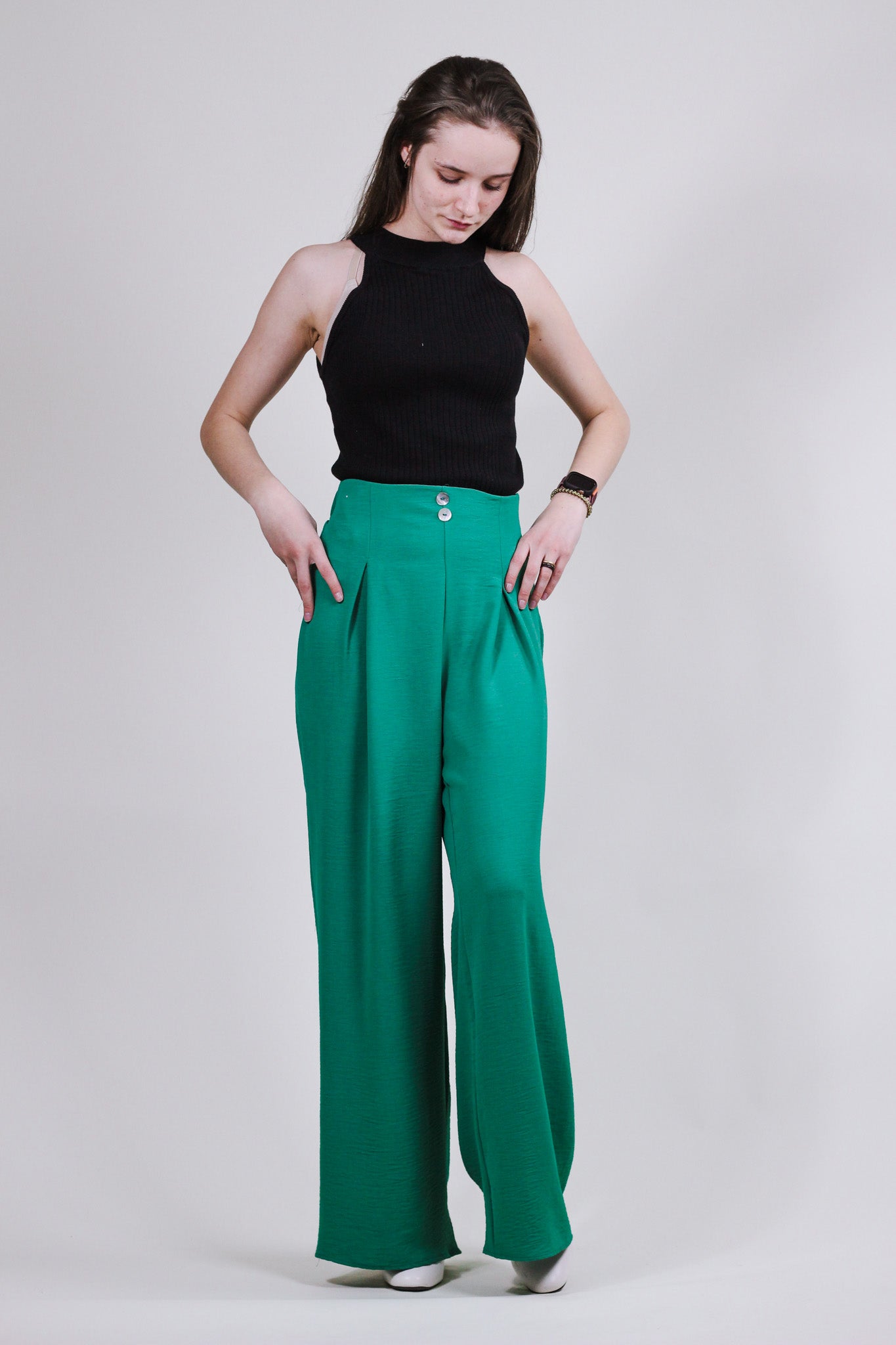 Decide The Vibe Emerald Dress Pants