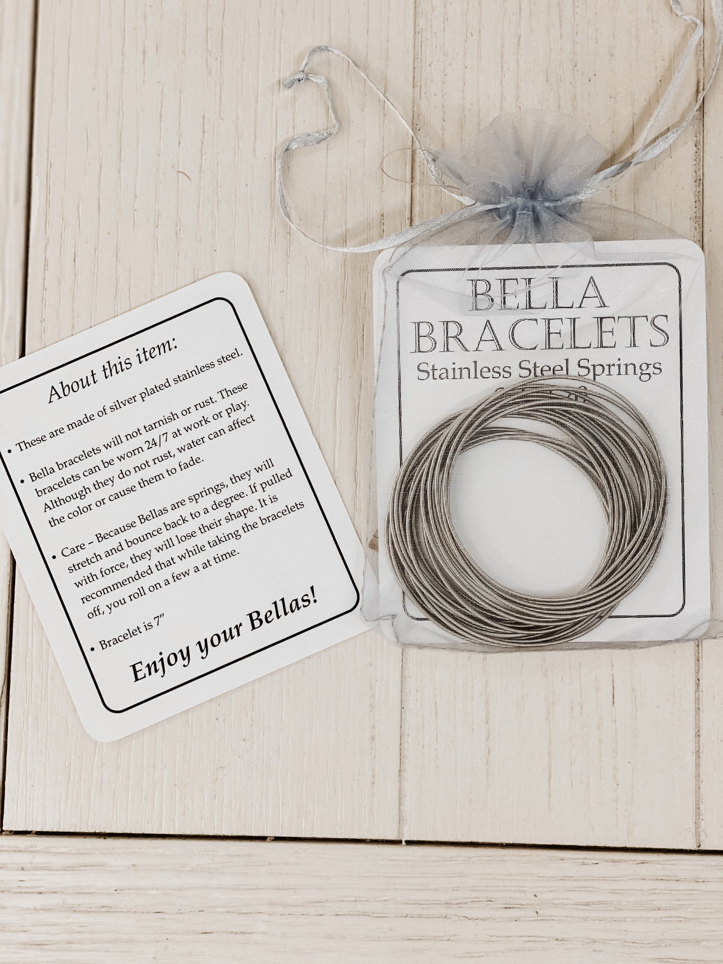 Bella Silver Guitar String Bracelets