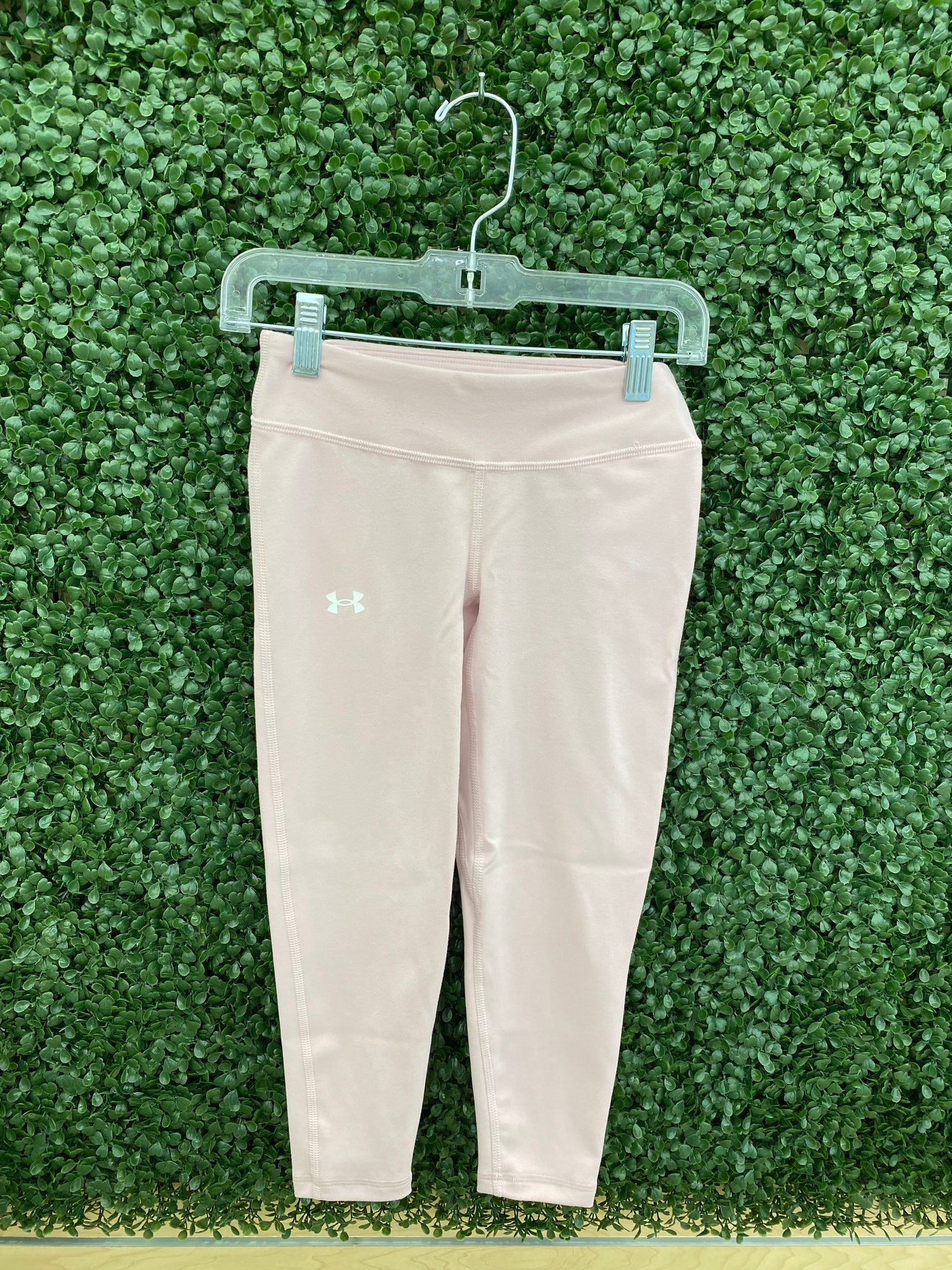 Under Armour Girls Pink Motion Crop Leggings