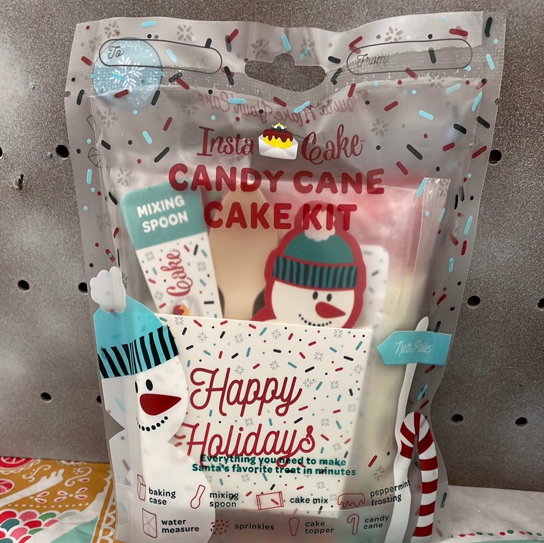 Candy Cane Cake Kit