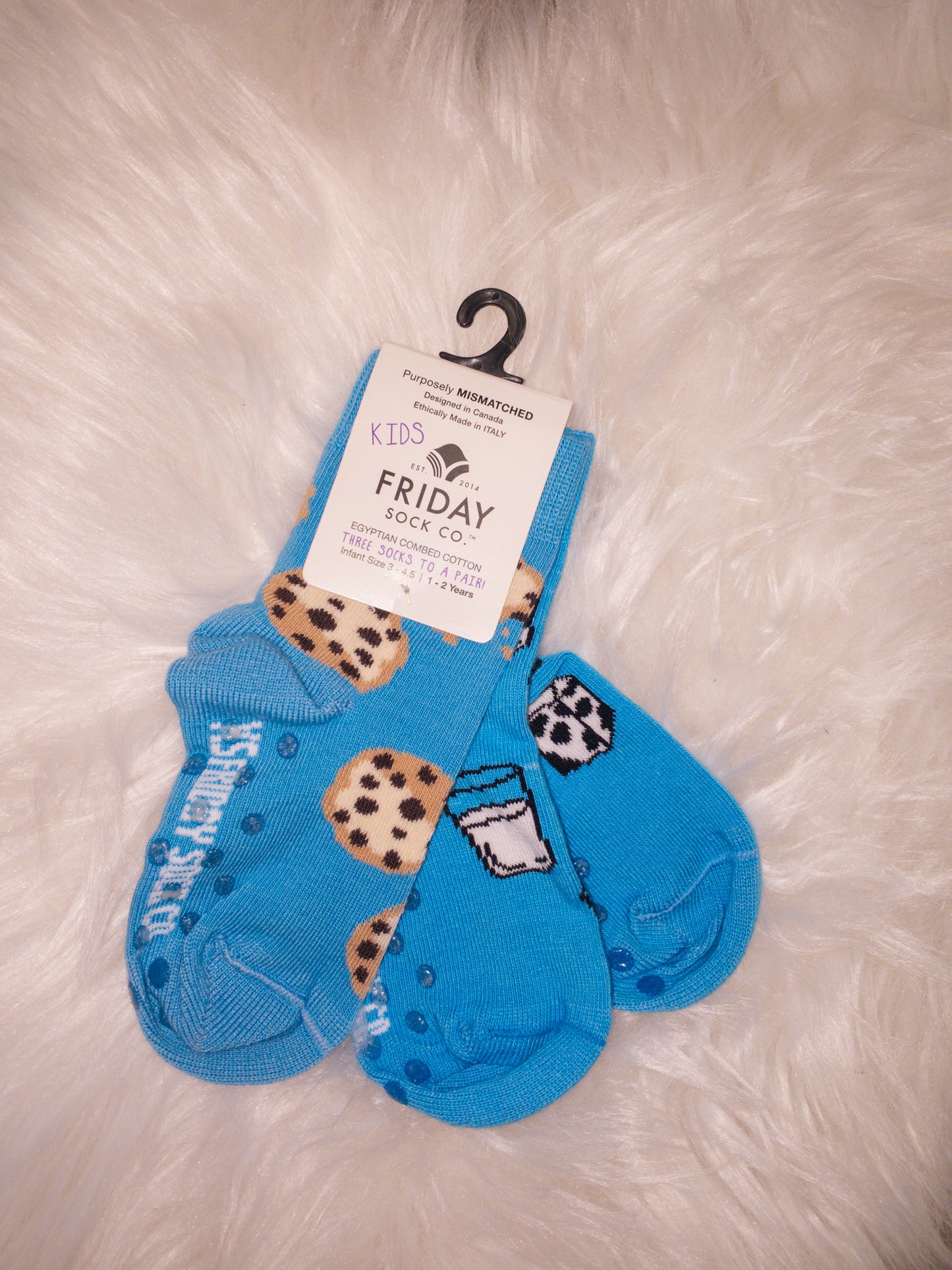 Kid's 3 Piece Milk & Cookies Socks