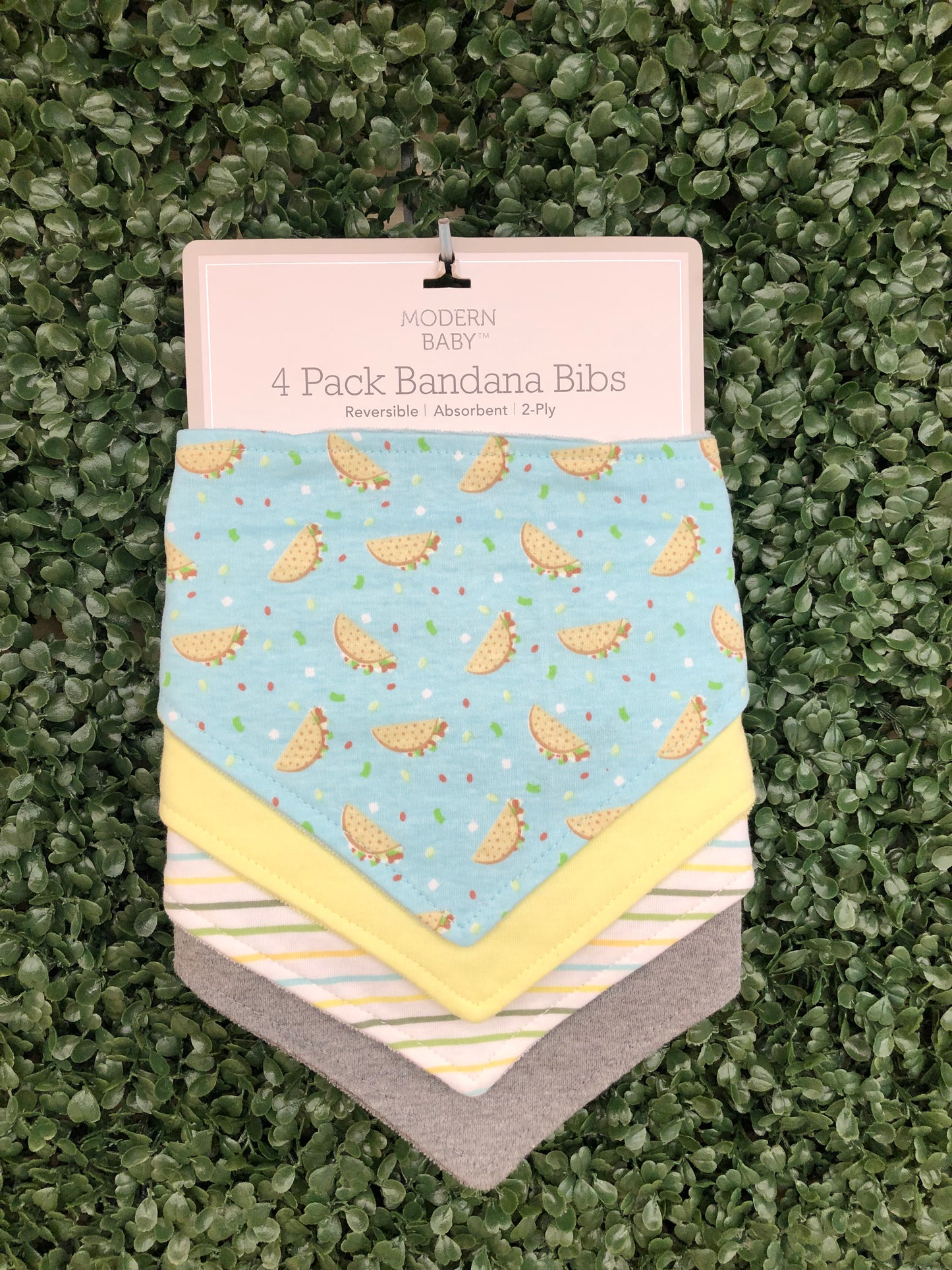 Avocado Taco Reversible Bandana Bib Pack