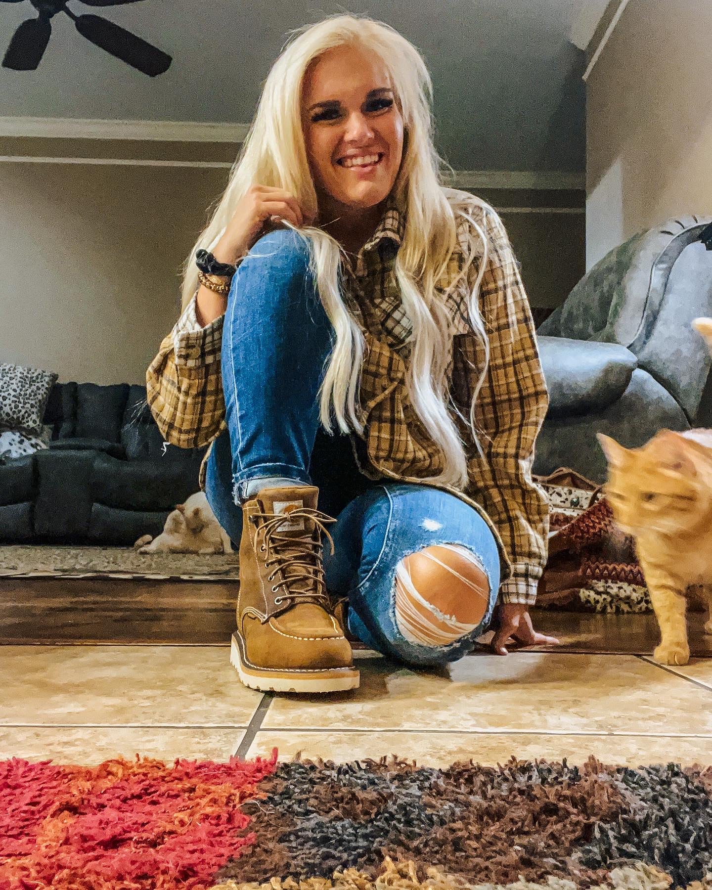 Cat clearance wedge boots