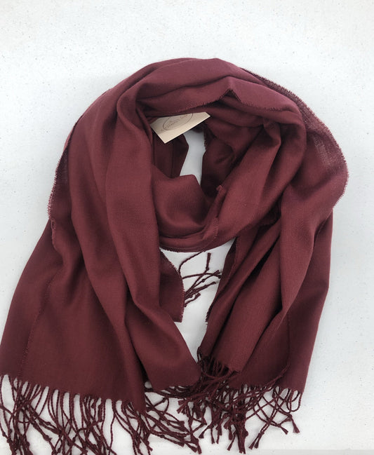 The Best Burgundy Scarf