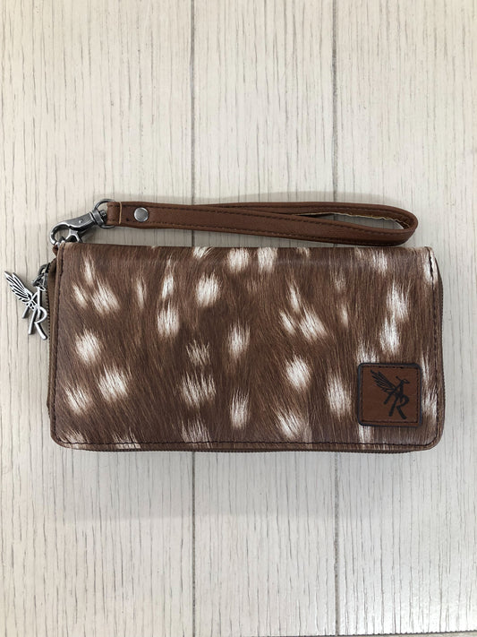 Angel Ranch Brown Deer Wristlet