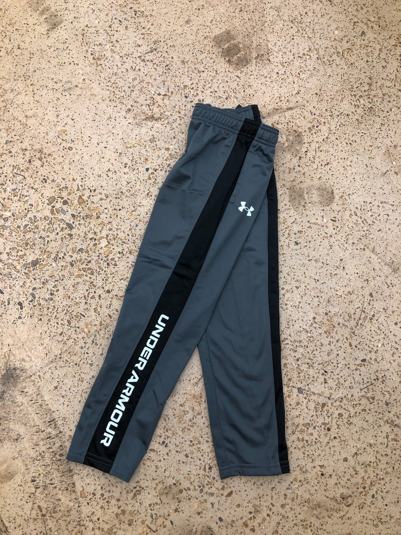 Grey And Black Under Armour Boys Joggers