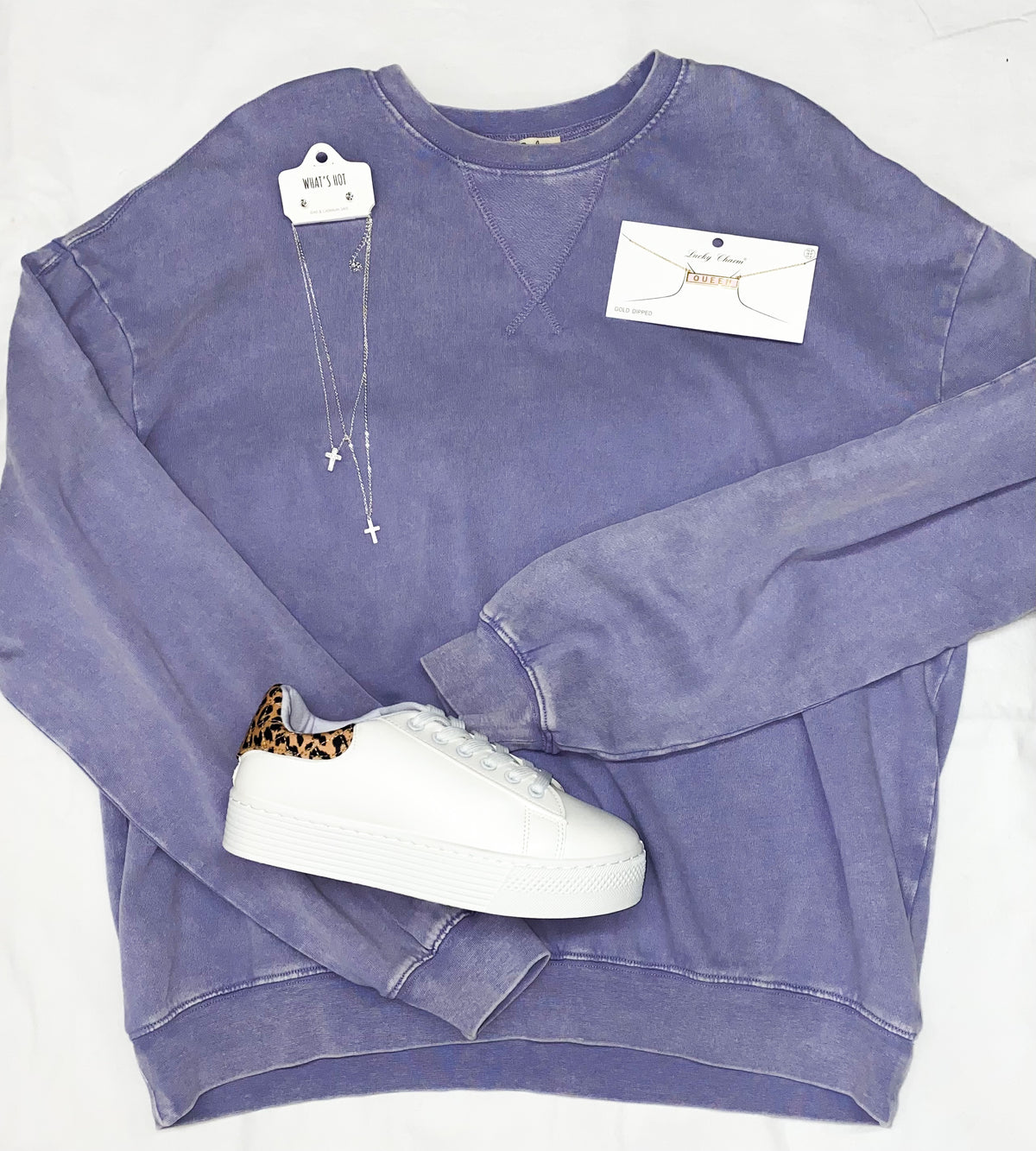 Cozy Habits Light Lilac Sweatshirt